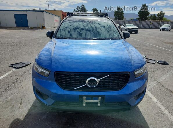 YV4162UM4K2094612 2019 VOLVO XC40 Blue Вид спереду