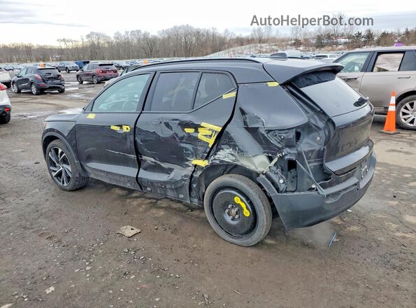YV4162UM6M2499017 2021 VOLVO XC40 Black უკანა მარცხენა