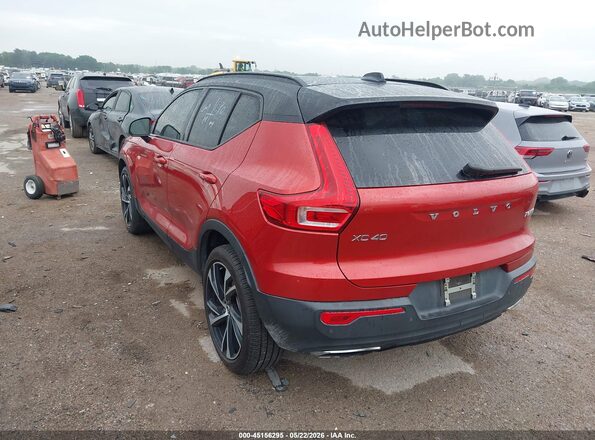 YV4162UM8L2264830 2020 VOLVO XC40 Red Trasero izquierdo