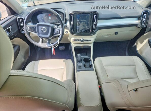 YV4162XZ7K2011200 2019 VOLVO XC40 Blue Вид панелі приладів