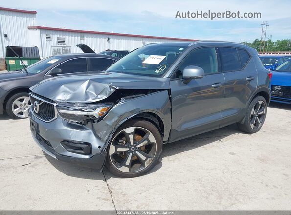 YV4162XZ9K2012431 2019 VOLVO XC40 Gray Передня ліва чверть