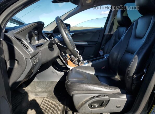 YV440MRU0H2107075 2017 VOLVO XC60 Black Widok wnętrza z przodu