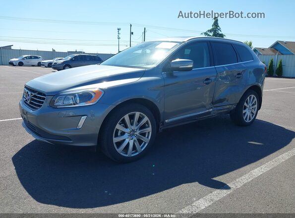 YV440MRU3H2018665 2017 VOLVO XC60 Gray Передня ліва чверть