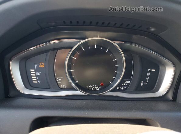 YV449MRK9G2884146 2016 VOLVO XC60 Black ხელსაწყოთა პანელის ხედი