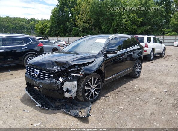 YV449MRU4H2215804 2017 VOLVO XC60 Black წინა მარცხენა ხედი სამი მეოთხედიდან