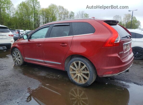 YV449MRU5H2009083 2017 VOLVO XC60 Красный Задняя левая четверть