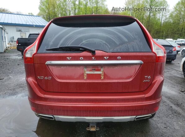 YV449MRU5H2009083 2017 VOLVO XC60 Красный Вид сзади