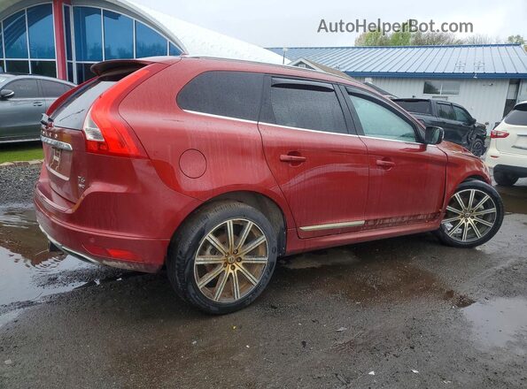 YV449MRU5H2009083 2017 VOLVO XC60 Красный Задняя правая четверть