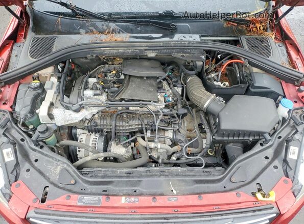 YV449MRU5H2009083 2017 VOLVO XC60 Красный Вид подкапотного пространства