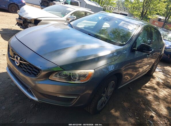 YV4612UM2G2001324 2016 VOLVO S60 CROSS COUNTRY Gray Vista tres cuartos delantera izquierda
