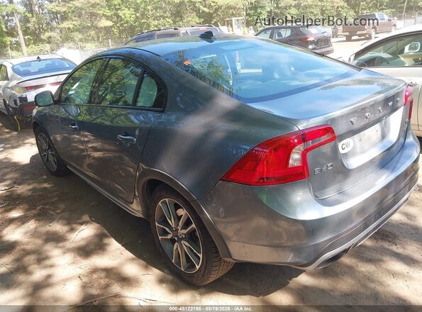 YV4612UM2G2001324 2016 VOLVO S60 CROSS COUNTRY Gray Trasero izquierdo