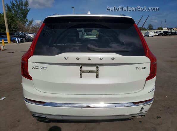 YV4A221L9L1618416 2020 VOLVO XC90 White Widok z tyłu