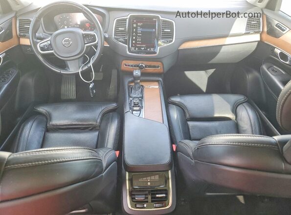 YV4A221L9L1618416 2020 VOLVO XC90 White Widok deski rozdzielczej