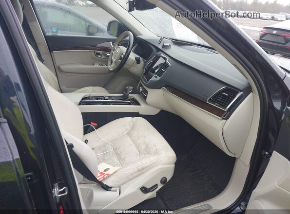 YV4A22PK2G1069291 2016 VOLVO XC90 Blue Widok wnętrza z przodu