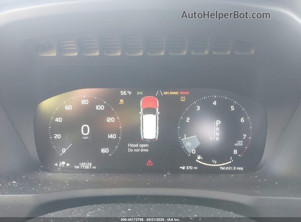 YV4A22PL1J1358372 2018 VOLVO XC90 Синий Вид задних сидений