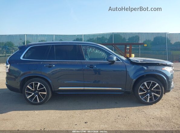YV4A22PL1J1358372 2018 VOLVO XC90 Синий Вид задней части салона