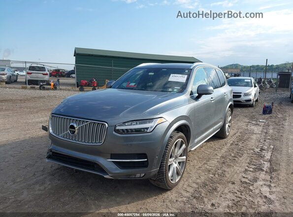 YV4A22PL2G1039717 2016 VOLVO XC90 Gray Przód lewy