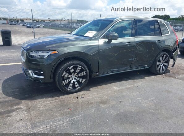 YV4A22PL2N1823330 2022 VOLVO XC90 Gray წინა მარცხენა ხედი სამი მეოთხედიდან