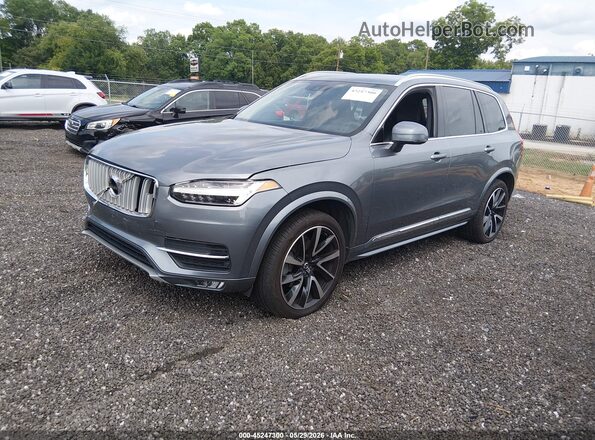 YV4A22PL3K1495282 2019 VOLVO XC90 Gray წინა მარცხენა ხედი სამი მეოთხედიდან