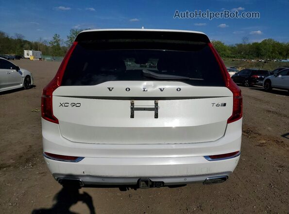 YV4A22PL4H1106495 2017 VOLVO XC90 White Widok z tyłu