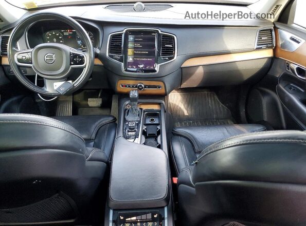 YV4A22PL4H1106495 2017 VOLVO XC90 White Widok deski rozdzielczej