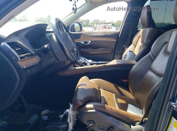 YV4A22PL4K1457205 2019 VOLVO XC90 Синий Вид салона спереди