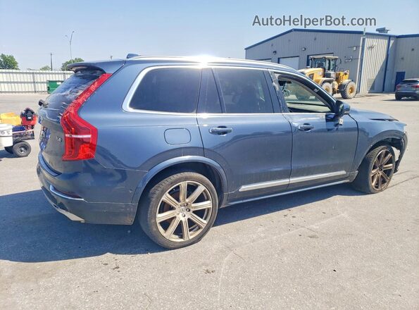 YV4A22PL4K1457205 2019 VOLVO XC90 Синий Задняя правая четверть