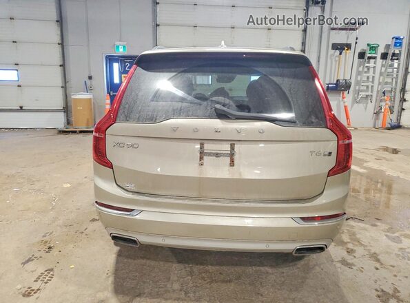 YV4A22PL5G1070511 2016 VOLVO XC90 Кремовый Вид сзади