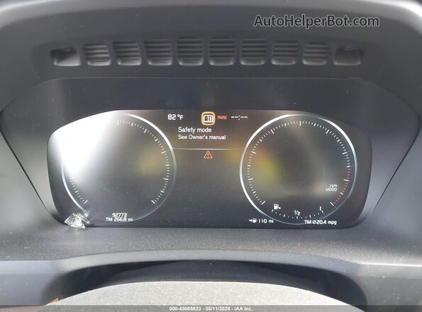 YV4A22PLXK1466488 2019 VOLVO XC90 Silver Вид задніх сидінь