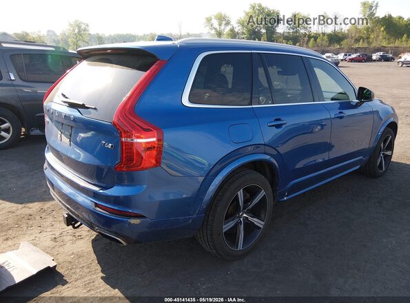 YV4A22PM5G1046931 2016 VOLVO XC90 Синий Задняя правая четверть