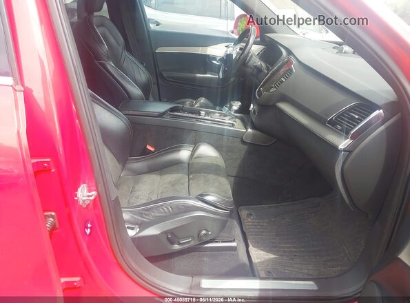 YV4A22PM6H1162558 2017 VOLVO XC90 Red წინა სალონის ხედი