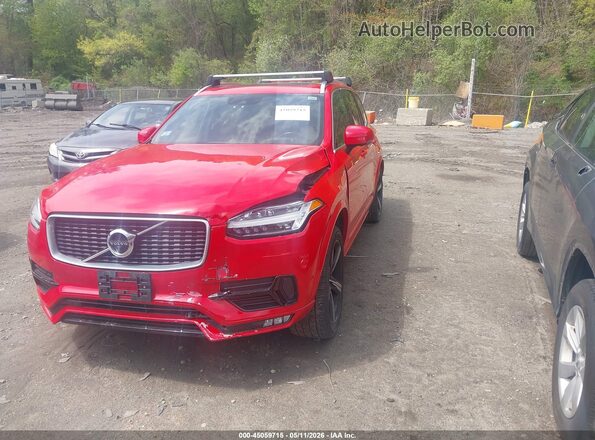 YV4A22PM6H1162558 2017 VOLVO XC90 Red წინა მარცხენა ხედი სამი მეოთხედიდან