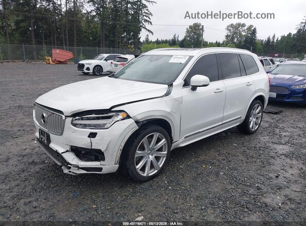 YV4BC0PL3H1183218 2017 VOLVO XC90 HYBRID White Передня ліва чверть