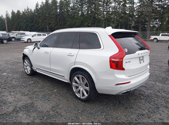 YV4BC0PL3H1183218 2017 VOLVO XC90 HYBRID White Задня ліва чверть