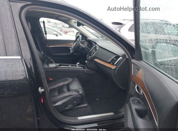 YV4BC0PL5H1114448 2017 VOLVO XC90 HYBRID Черный Вид салона спереди