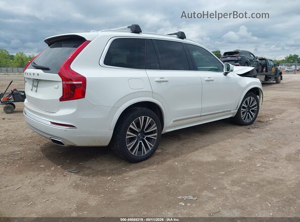 YV4BR0CK3M1757239 2021 VOLVO XC90 RECHARGE PLUG-IN HYBRID White Tył prawy