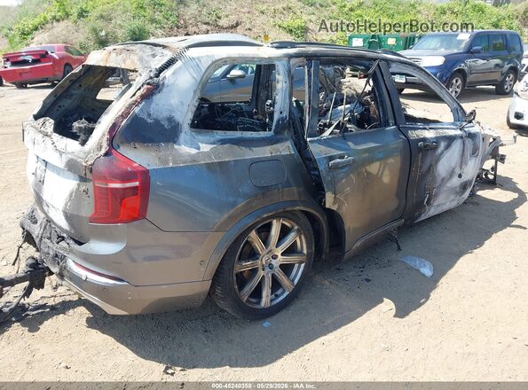 YV4BR0PL7J1197336 2018 VOLVO XC90 HYBRID Серый Задняя правая четверть