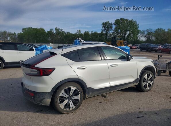 YV4ED3GL6P2065782 2023 VOLVO C40 White Trasero derecho