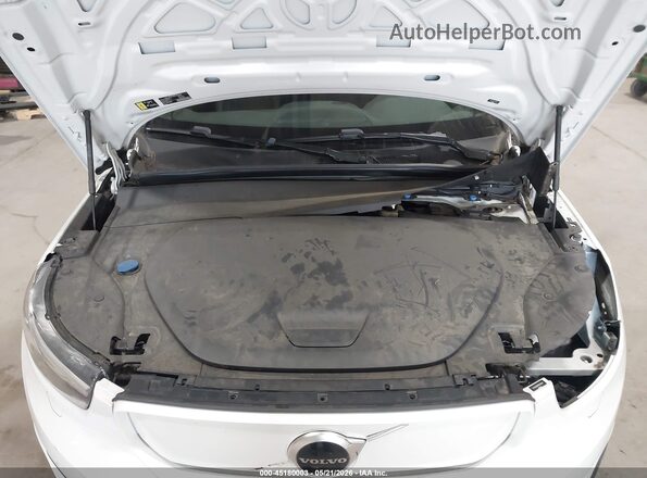 YV4ED3UB7N2700341 2022 VOLVO XC40 RECHARGE PURE ELECTRIC White Вид ззаду