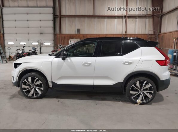 YV4ED3UB7N2700341 2022 VOLVO XC40 RECHARGE PURE ELECTRIC White Панорамний вид салону 360°