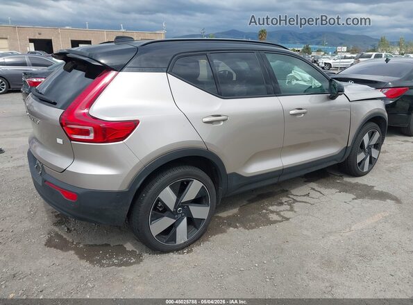 YV4ED3UM8P2070625 2023 VOLVO XC40 RECHARGE PURE ELECTRIC Коричневый Задняя правая четверть