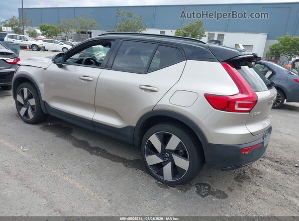 YV4ED3UM8P2070625 2023 VOLVO XC40 RECHARGE PURE ELECTRIC Коричневый Задняя левая четверть