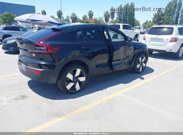 YV4EH3BL3R2105945 2024 VOLVO C40 RECHARGE PURE ELECTRIC Black Rear right