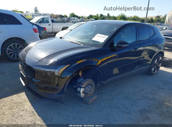 YV4EK3ZLXSS145646 2025 VOLVO EX30 Black Առջևի ձախ երեք քառորդ տեսարան