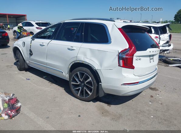YV4H600Z3N1848677 2022 VOLVO XC90 RECHARGE PLUG-IN HYBRID White უკანა მარცხენა