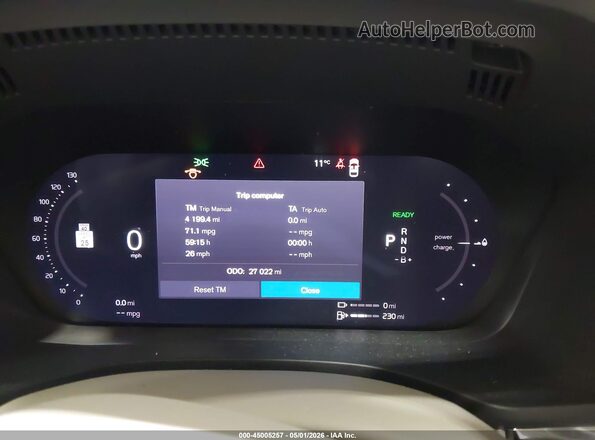 YV4H60DL0R1842282 2024 VOLVO XC60 RECHARGE PLUG-IN HYBRID White უკანა სავარძლების ხედი