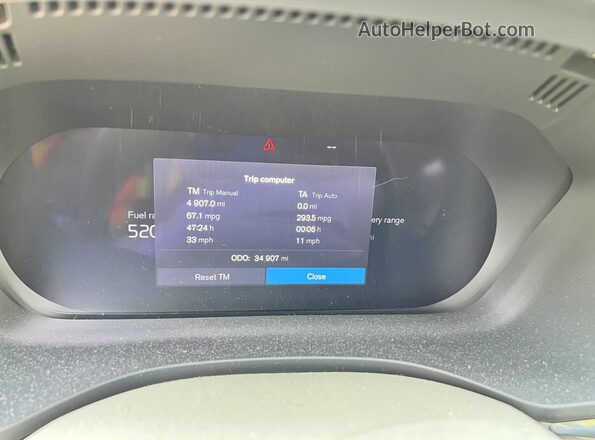 YV4H60DL6R1782587 2024 VOLVO XC60 Gold Widok zestawu wskaźników