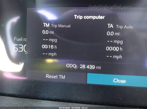 YV4H60DX2P1210271 2023 VOLVO XC60 RECHARGE PLUG-IN HYBRID White Widok tylnych siedzeń