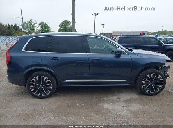 YV4H60PE9T1485236 2026 VOLVO XC90 PLUG-IN HYBRID Blue Вид задньої частини салону