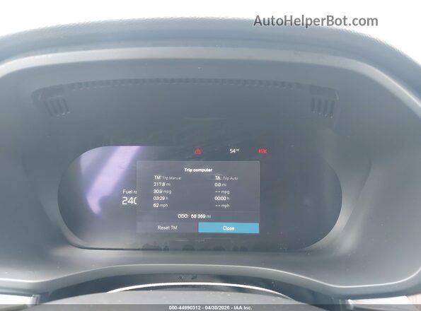 YV4L12RK2N1083746 2022 VOLVO XC60 Gray Rear seats view